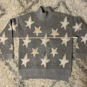 Stars high-low sweater